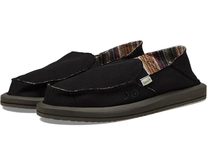 Кроссовки Sanuk Donna Hemp Two-Tone из конопляного хлопка на резиновой подошве