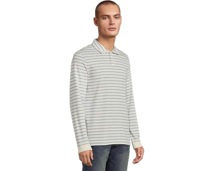 Поло Comfort Stretch Performance с длинным рукавом в полоску и эластичной тканью L.L.Bean