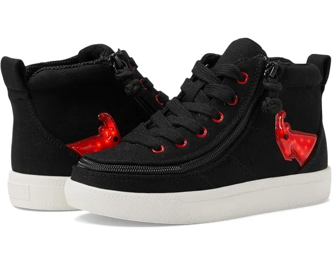 Светящиеся кроссовки BILLY Classic D|R High для малышей с молнией по периметру