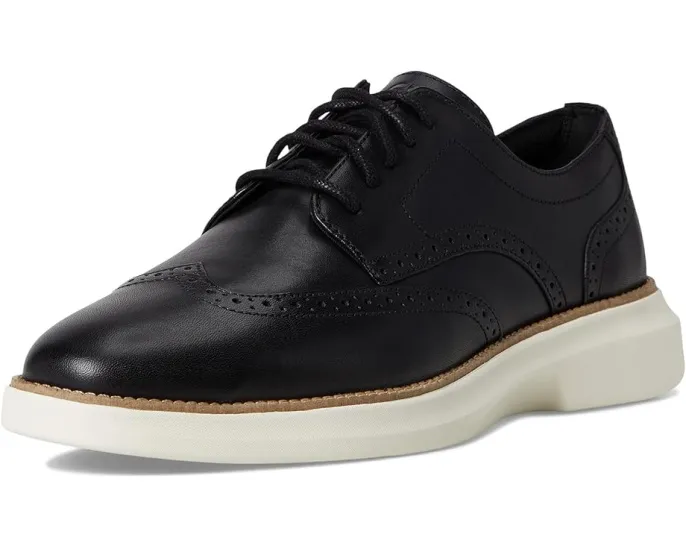 Оксфорды Cole Haan Grand Shadowlite Wingtip с кожаной подкладкой и умной подошвой
