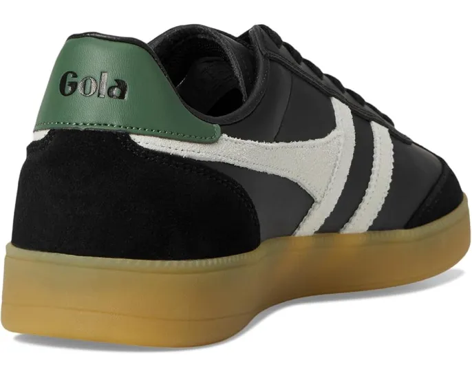 Кожаные кроссовки Gola Viper Leather с темной подошвой