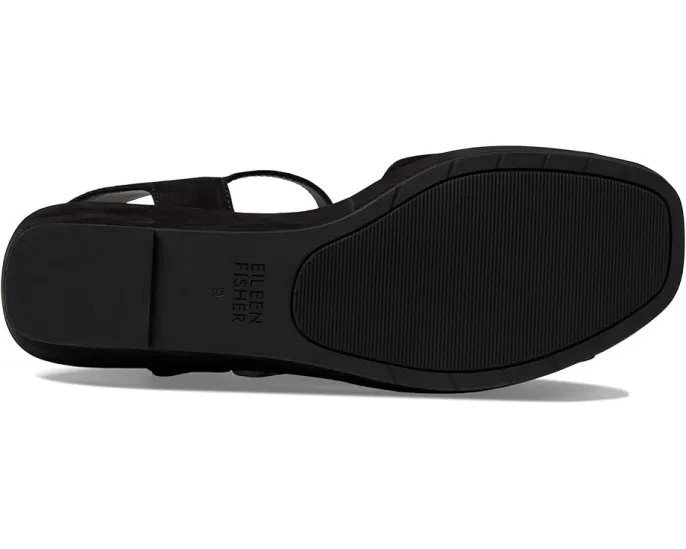 Босоножки на платформе Eileen Fisher Mime с квадратным открытым носком и регулируемой пряжкой