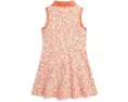 Платье-поло для девочки с ананасовым принтом и имитацией запаха Polo Ralph Lauren Kids