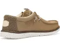 Кроссовки Wally Mesh Neutrals от Hey Dude текстильные с удобной шнуровкой