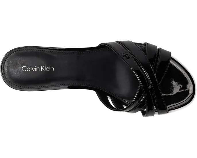 Босоножки Calvin Klein Gabbie на низком каблуке с перекрещивающимися ремешками