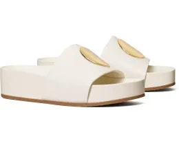 Сандалии Tory Burch Patos Slide с платформой и мягкой стелькой из вспененного материала