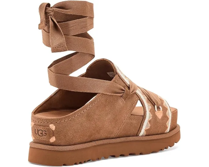 Слипоны UGG Goldenstar Hi Artistitch с вышивкой