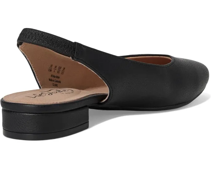 Балетки LifeStride Claire Slingback с квадратным носком и стелькой с амортизацией