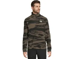 Флисовая куртка The North Face Glacier с принтом и молнией на четверть