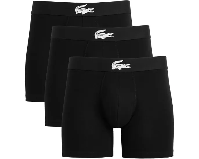 Lacoste 3 пары трусов-боксеров из стрейч-джерси на каждый день