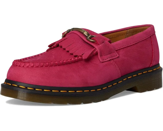 Лоферы Dr. Martens Adrian Snaffle с бахромой и фурнитурой
