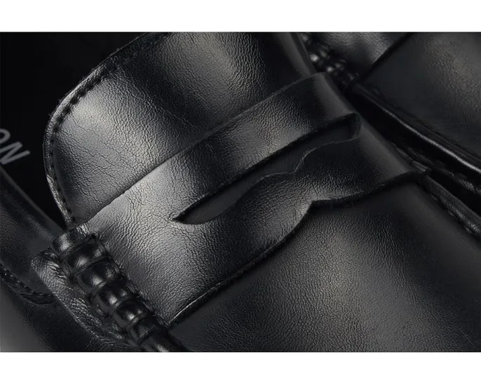 Мокасины Kenneth Cole Sergio с ремешком penny и декоративной строчкой