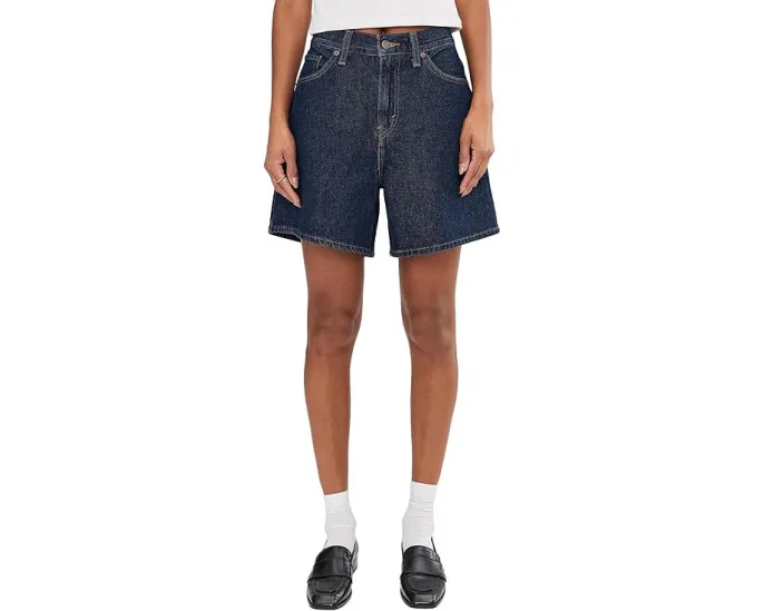 Шорты Levi's High Baggy Short свободного кроя с высокой посадкой и пятью карманами
