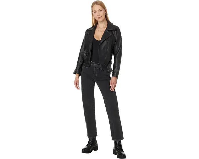 Короткая куртка-косуха Levi's Relaxed Crop из искусственной кожи