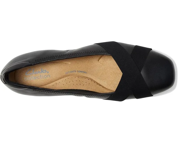 Балетки Clarks Jazmynn Gem с квадратным носком и стелькой Ultimate Comfort