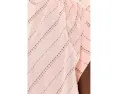 Petite Short Sleeve Popover Woven Top