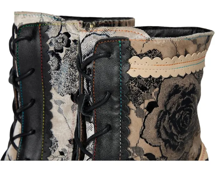 Ботинки Bewitch-Print с цветочным принтом и каблуком 7 см