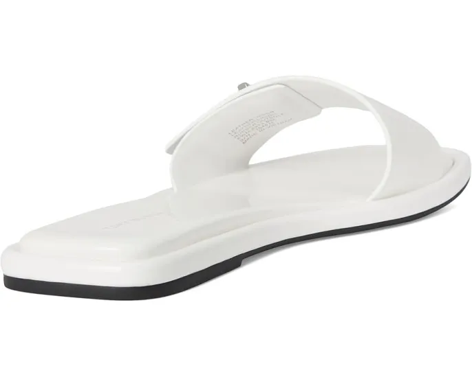 Сандалии Tory Burch T Lock Slide с широким ремешком и логотипом