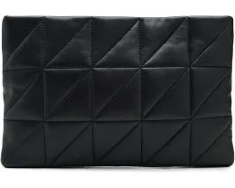 Клатч AllSaints Bettina со стеганым квадратным узором