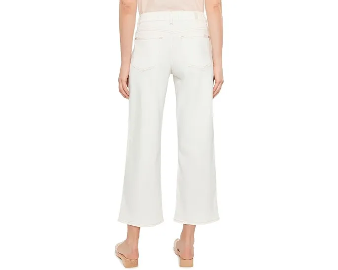 Джинсы 7 For All Mankind с прямым кроем и высокой посадкой Stovepipe Straight Ankle