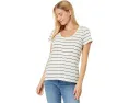 L.L.Bean Soft Stretch Supima футболка с круглым вырезом и полосками