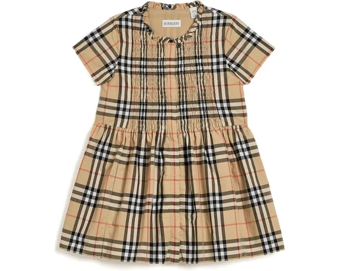 Платье Rose от Burberry Kids для малышей с цветочным принтом
