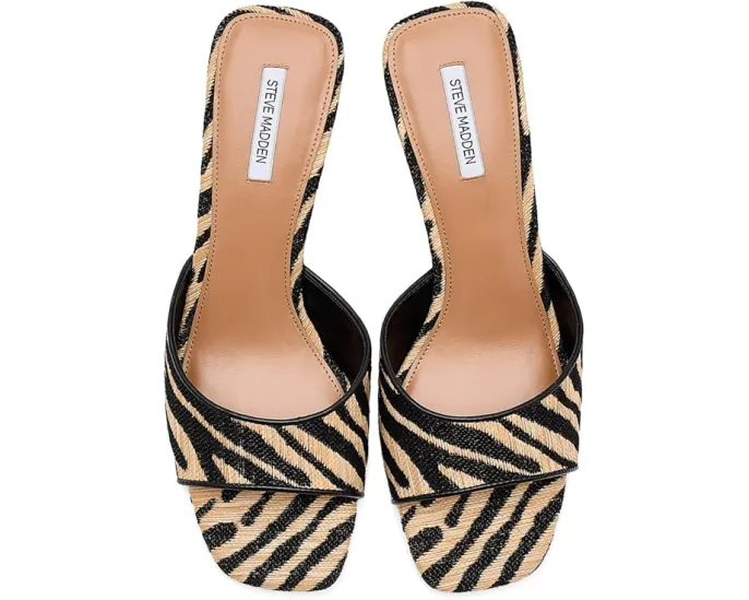 Босоножки Marble от Steve Madden с мраморным принтом и квадратным носком
