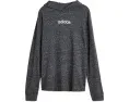 Детская футболка Adidas с капюшоном Snow Heather длинным рукавом