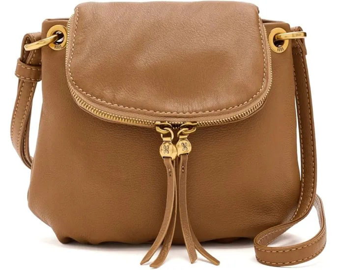 Сумка кроссбоди HOBO Fern Zip-Flap из кожи с клапаном на молнии