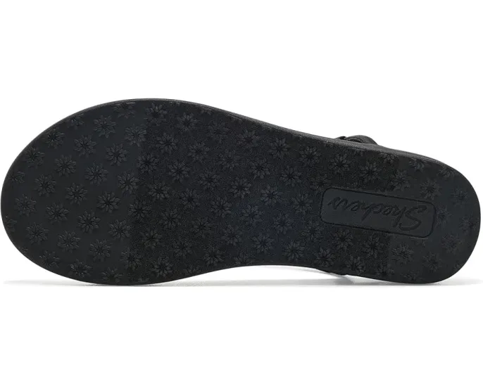 Веганские сандалии Meditation Luxe - Stunning Charm с цветком Skechers