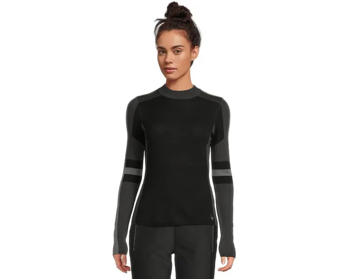 Свитер Smartwool Alpine Crew базовый слой с сетчатой вставкой