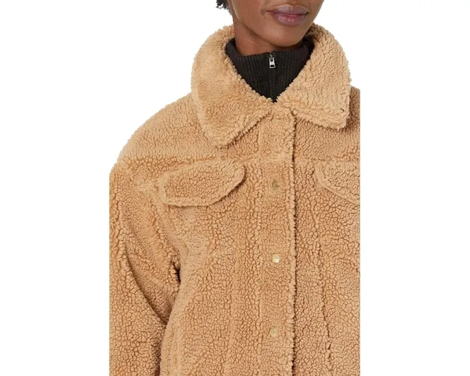 Куртка Frankie Sherpa Trucker с ворсом и застежкой на кнопках UGG