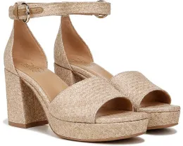 Босоножки Pearlyn3 на каблуке с ремешком и квадратным носком