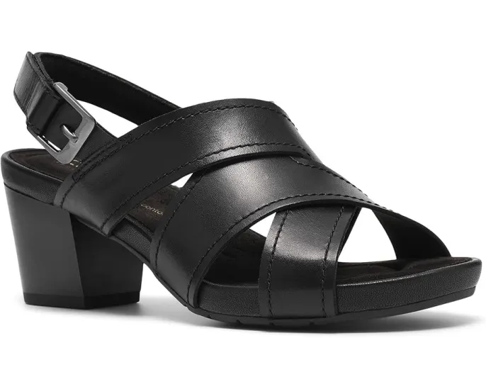 Сандалии Kymber Shine от Clarks с каблуком-столбиком