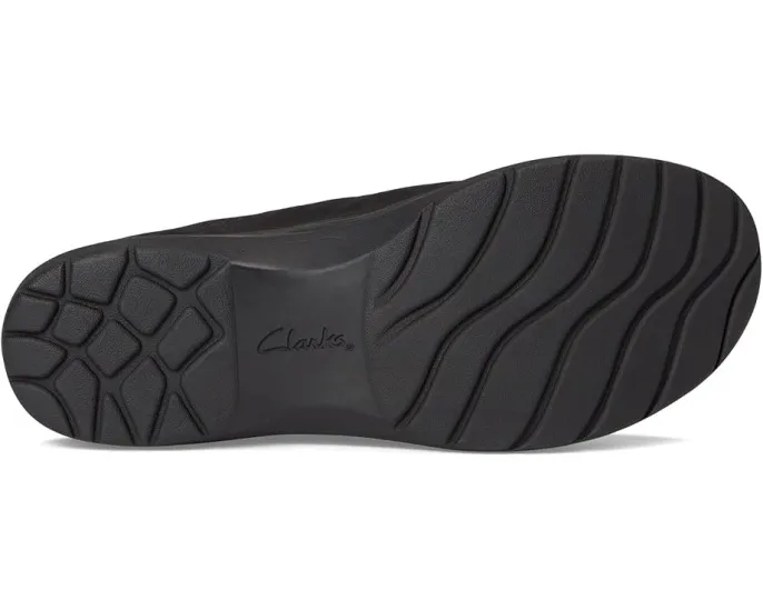 Слипоны Clarks Carleigh Abby из премиальной кожи с эластичной вставкой