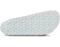 Сандалии Birkenstock Arizona Soft Footbed из металлизированной кожи с пробковой стелькой