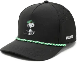 Пятипанельная кепка Black Clover Snoopy Golfer с регулируемой застежкой
