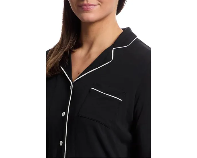 Пижамный комплект из модала Modal Dreams Basic с вышитой маской для сна P.J. Salvage