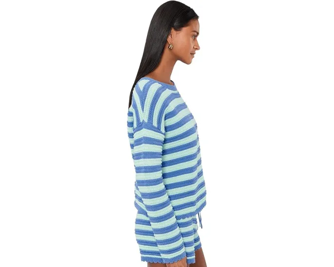 Толстовка Beach Sweater с принтом звезд и круглым вырезом