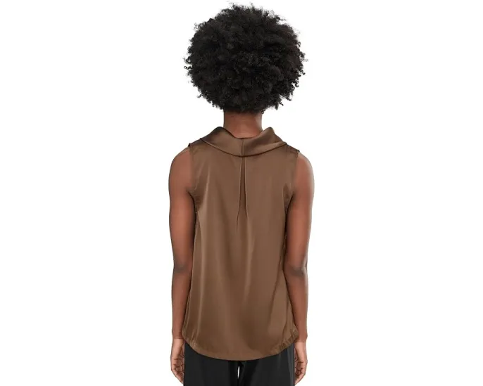 Блузка Vince Camuto без рукавов с капюшоном и прямым подолом