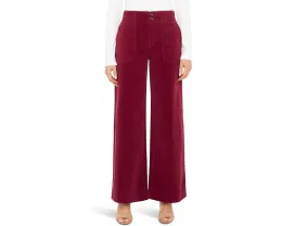 Широкие брюки Liverpool Los Angeles Utility Pocket из вельвета