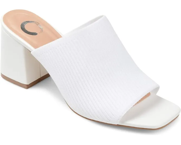 Journee Collection Мюли Lorenna на устойчивом каблуке с мягкой стелькой