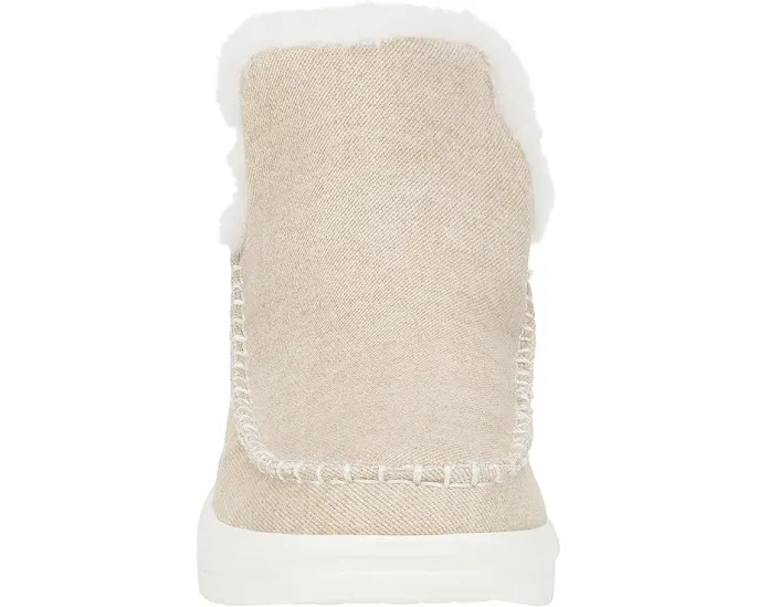 Ботинки Hey Dude Camden Brushed Cozy с водоотталкивающей кожей и искусственным мехом