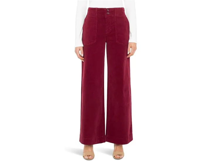 Широкие брюки Liverpool Los Angeles Utility Pocket из вельвета