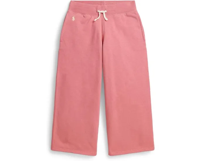 Широкие спортивные брюки French Terry для детей с поясом на резинке Polo Ralph Lauren