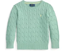 Детский свитер Polo Ralph Lauren Kids с жаккардовым узором и вышитым пони