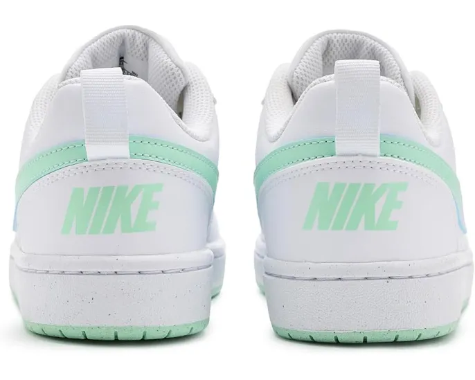 Кроссовки Nike Court Borough Low Fade для детей White/Arctic Green/Football Grey