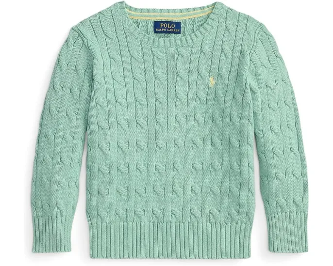 Детский свитер Polo Ralph Lauren Kids с жаккардовым узором и вышитым пони