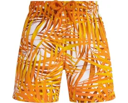 Детские плавки Vilebrequin Kids Palm Leaves Jirise с принтом пальмовых листьев