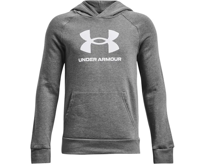 Толстовка Under Armour Rival Fleece Big Logo с капюшоном для детей
